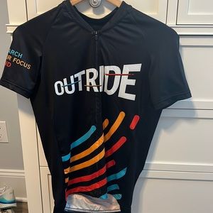 specialized bike shirt black turquoise orange